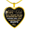 All I Want To Do Is Spend My Life Loving You - Luxury Necklace