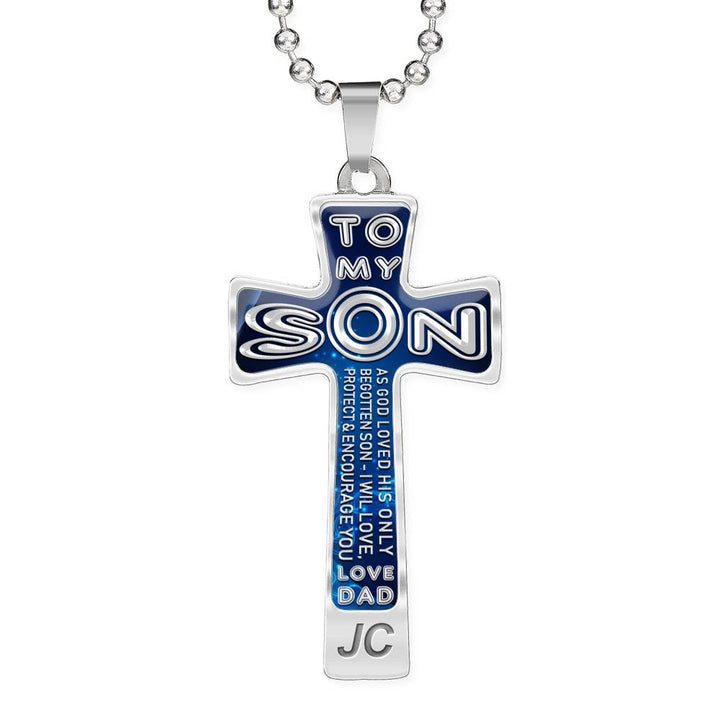 As God Loved His Only Begotten Son - Love Dad - Luxury Cross