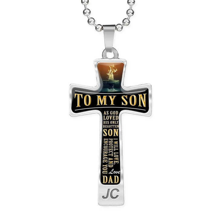 As God Loved His Only Begotten Son - Love Dad - Luxury Cross