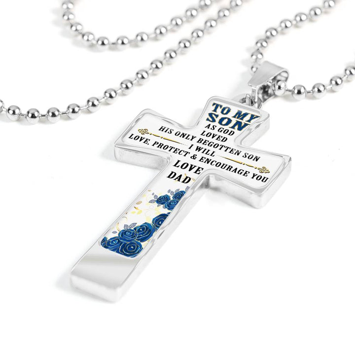 As God Loved His Only Begotten Son - Love Dad - Luxury Cross