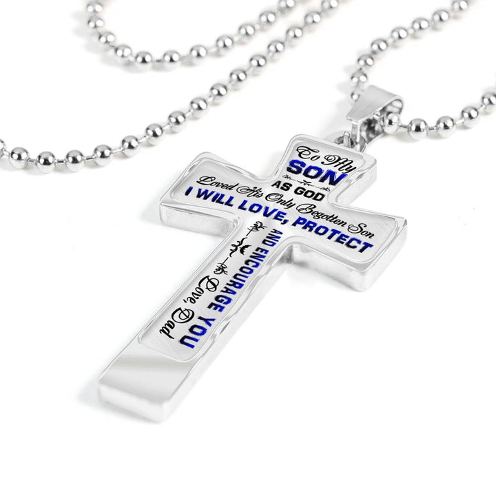 As God Loved His Only Begotten Son - Love Dad - Luxury Cross