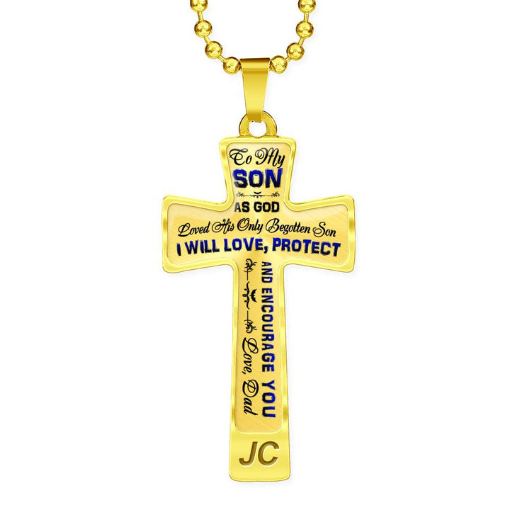 As God Loved His Only Begotten Son - Love Dad - Luxury Cross