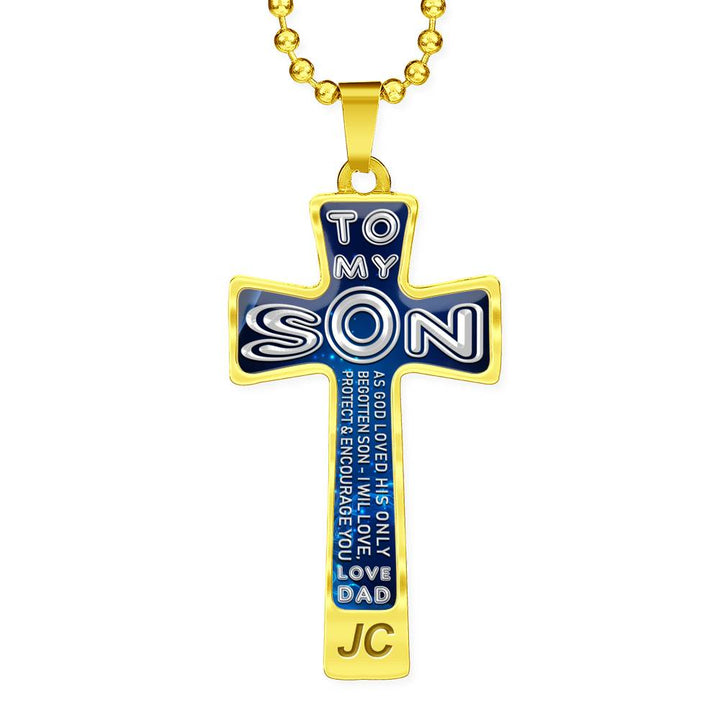 As God Loved His Only Begotten Son - Love Dad - Luxury Cross