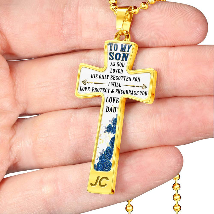 As God Loved His Only Begotten Son - Love Dad - Luxury Cross