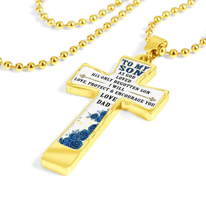 As God Loved His Only Begotten Son - Love Dad - Luxury Cross