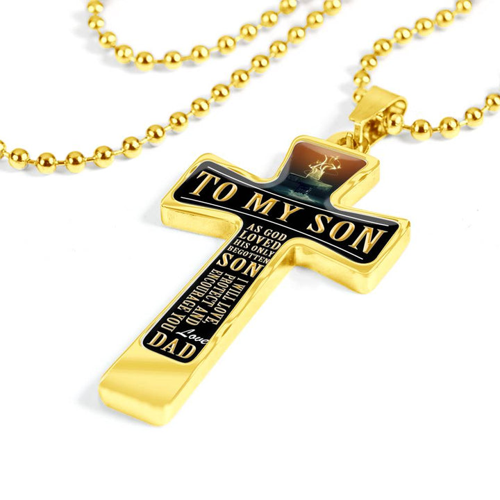 As God Loved His Only Begotten Son - Love Dad - Luxury Cross