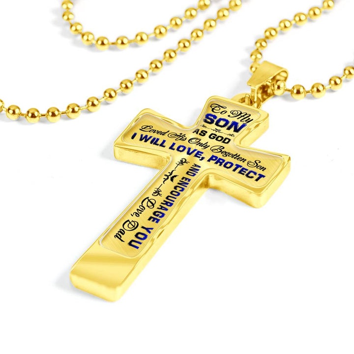 As God Loved His Only Begotten Son - Love Dad - Luxury Cross