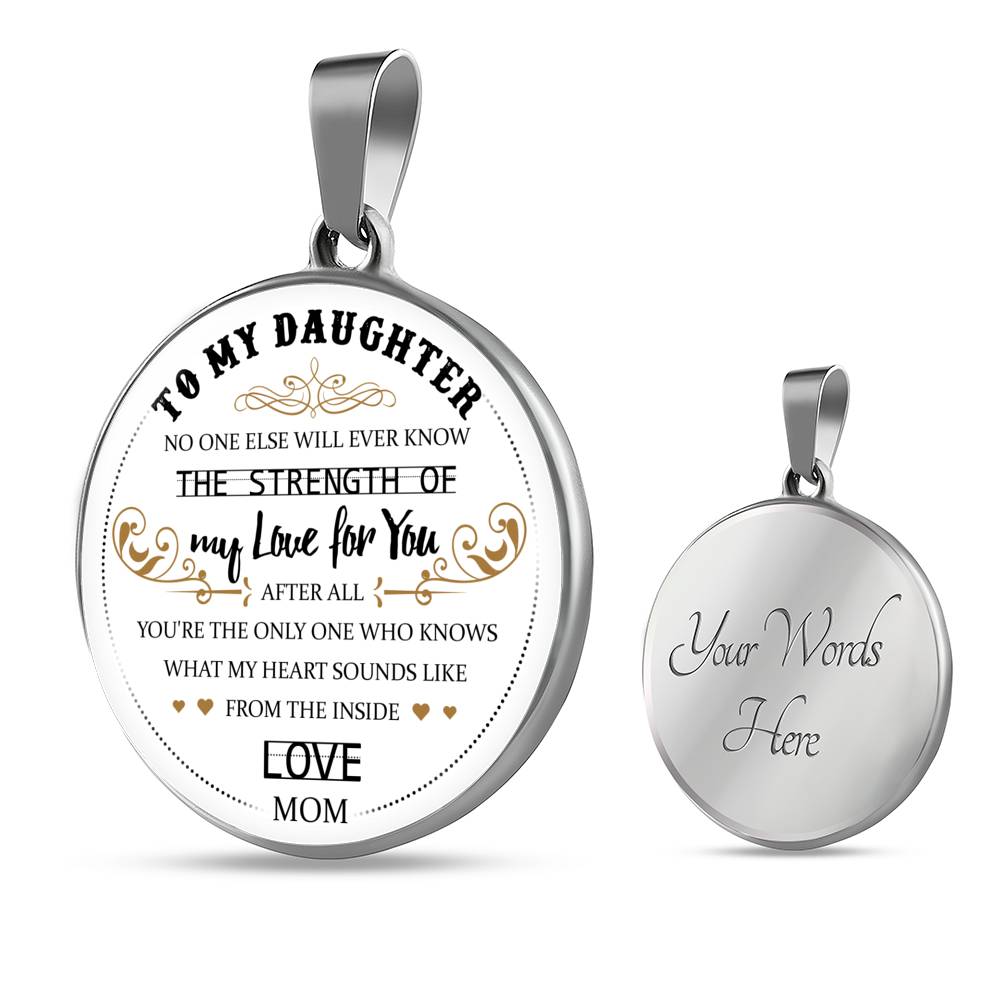 No One Else Will Ever Know - Love Mom - Luxury Necklace