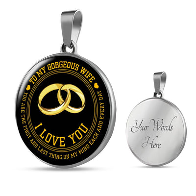 You Are The First And Last Thing - Luxury Necklace