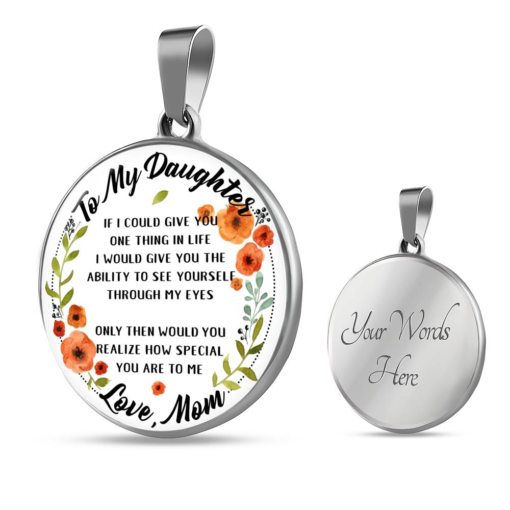 If I Could Give You One Thing - Love Mom - Luxury Necklace