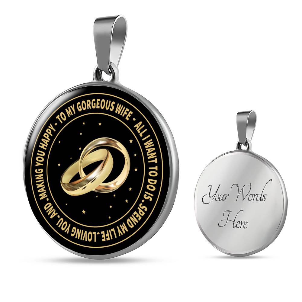 All I Want To Do Is Spend My Life Loving You - Luxury Necklace