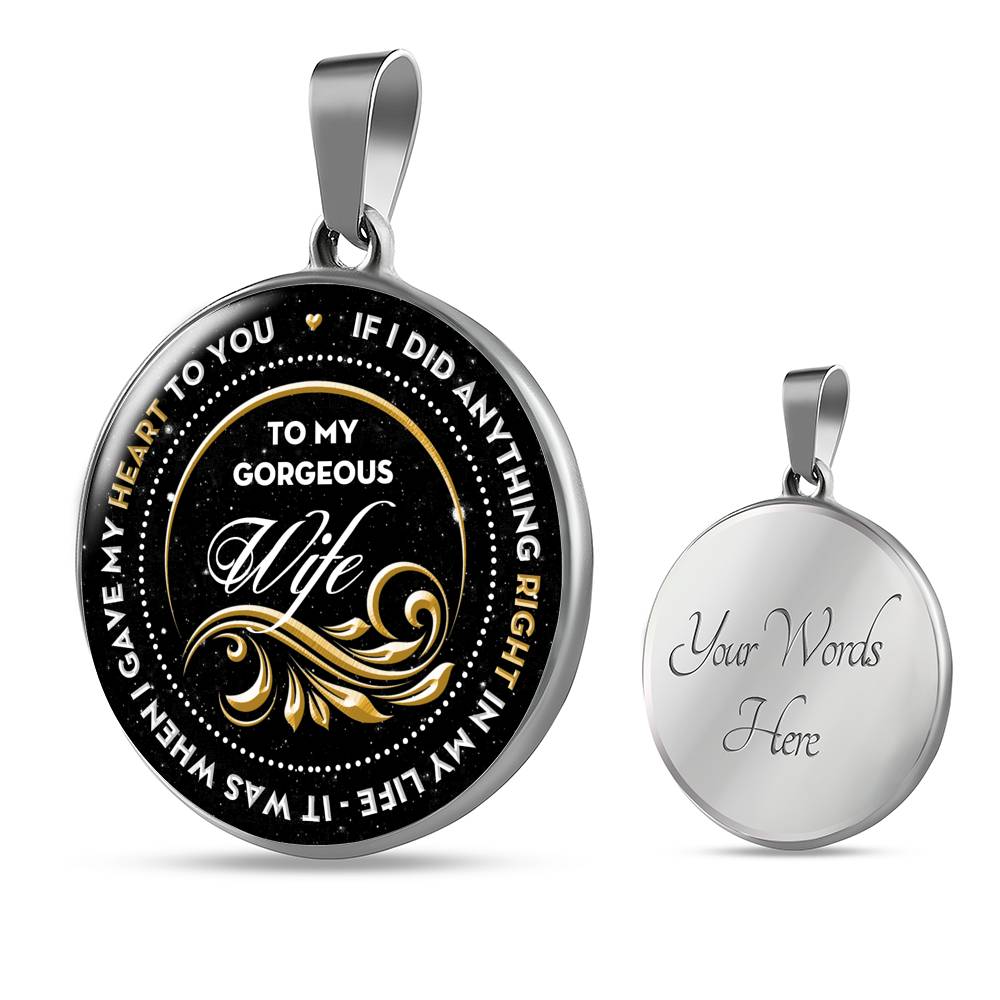 If I Did Anything Right In My Life - Luxury Necklace