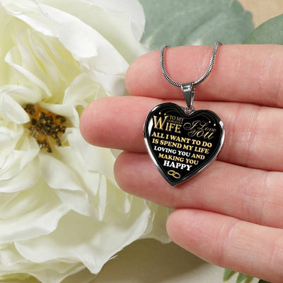 All I Want To Do Is Spend My Life Loving You - Luxury Necklace