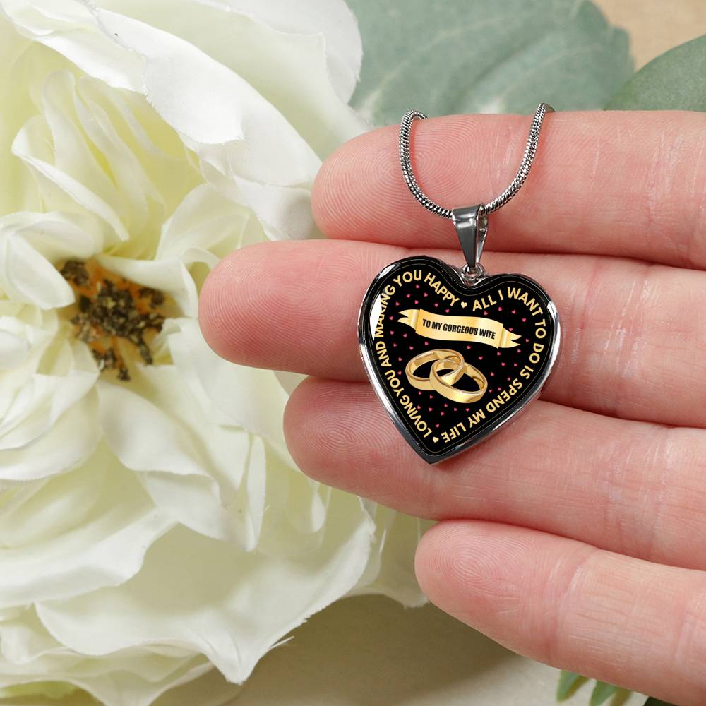 All I Want To Do Is Spend My Life Loving You - Luxury Necklace