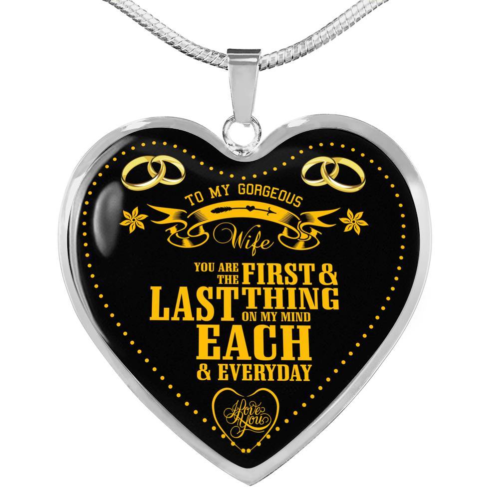 You Are The First And Last Thing - Luxury Necklace