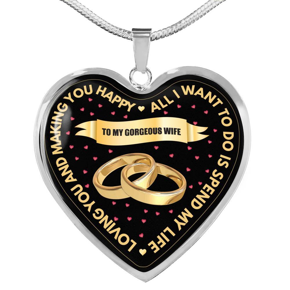 All I Want To Do Is Spend My Life Loving You - Luxury Necklace