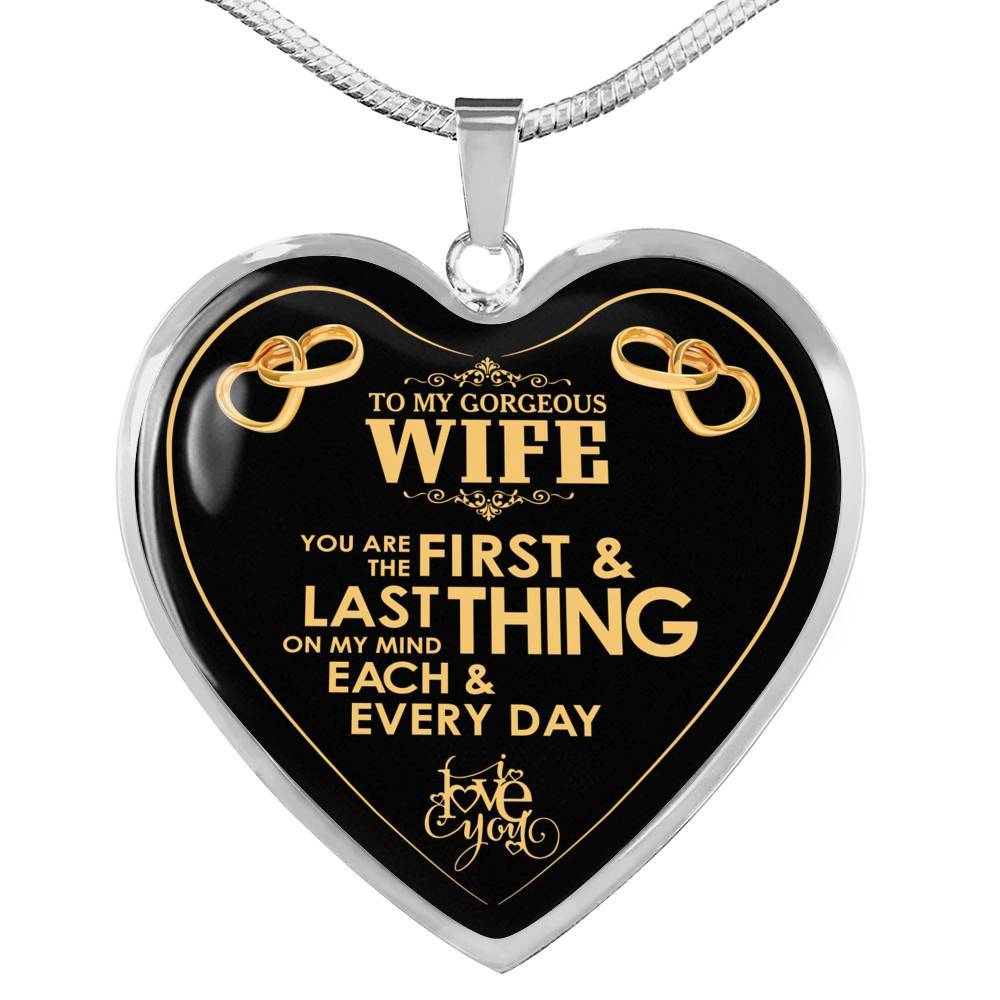 You Are The First And Last Thing - Luxury Necklace