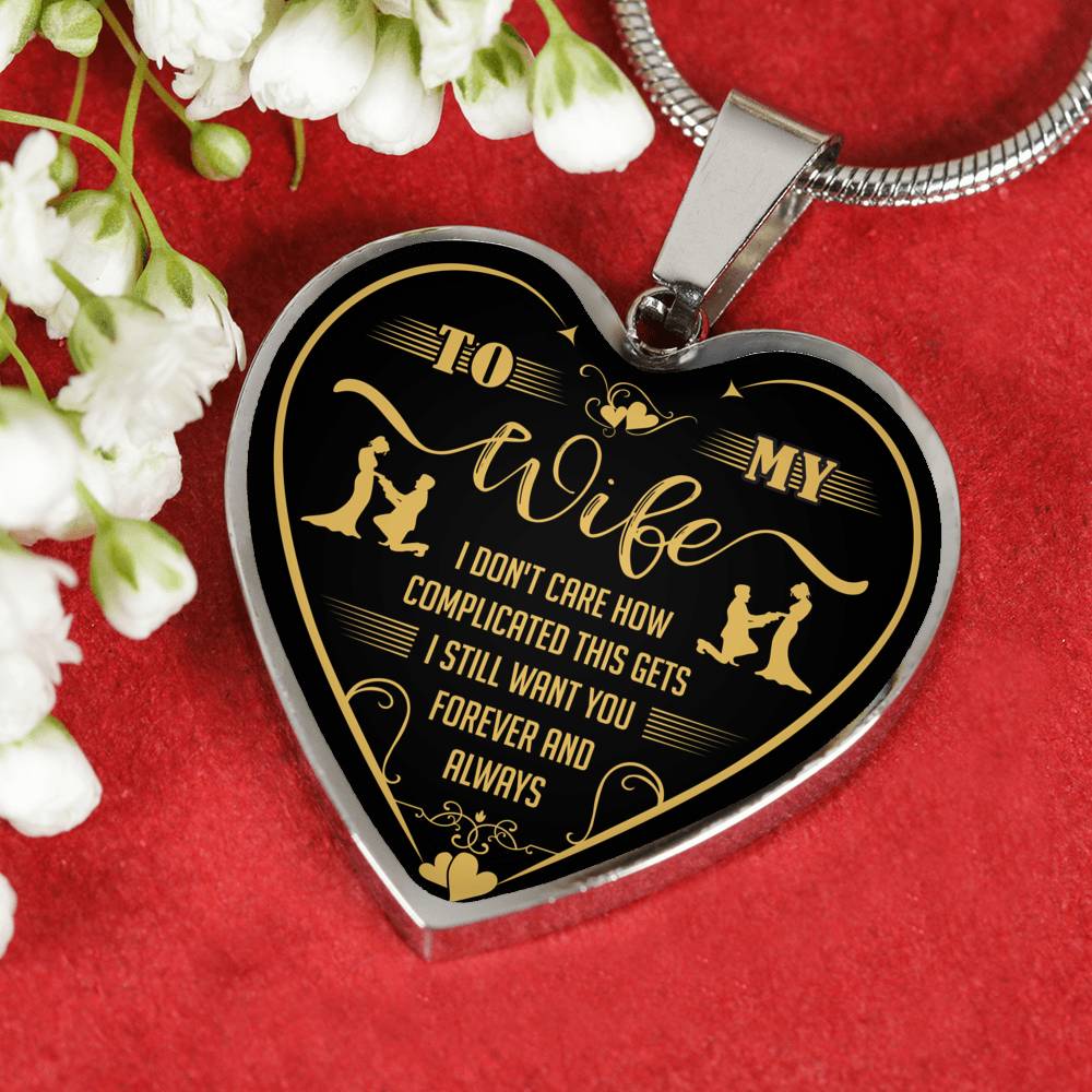 I Don't Care How Complicated This Gets - Luxury Necklace