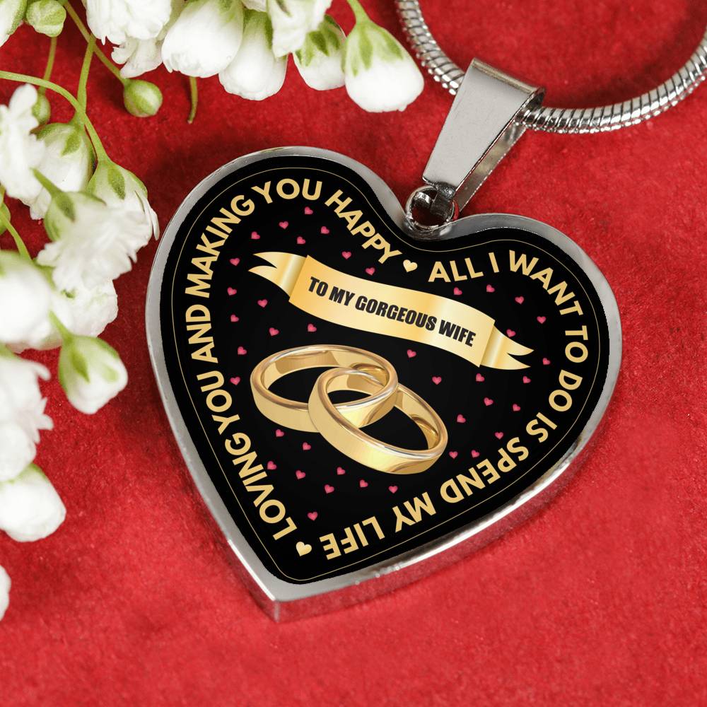 All I Want To Do Is Spend My Life Loving You - Luxury Necklace