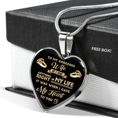 If I Did Anything Right In My Life - Luxury Necklace