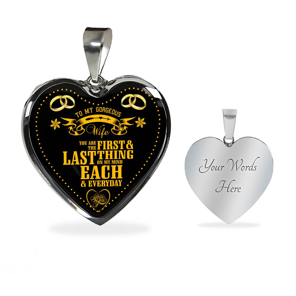 You Are The First And Last Thing - Luxury Necklace