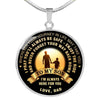 Wherever Your Journey In Life May Take You - Love Dad - Luxury Necklace
