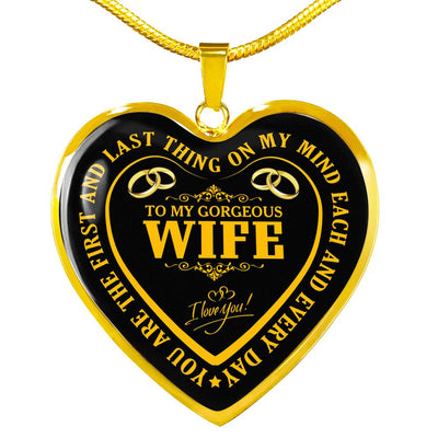 You Are The First And Last Thing - Luxury Necklace