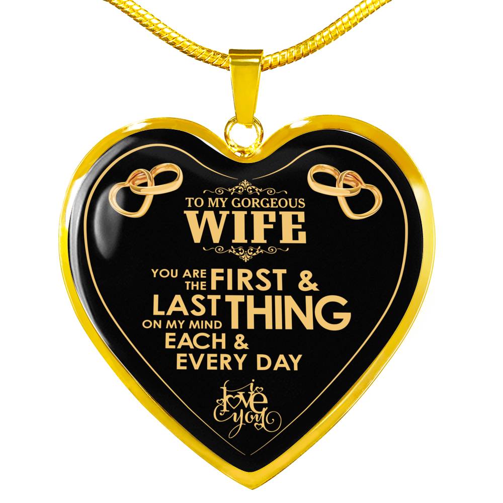 You Are The First And Last Thing - Luxury Necklace