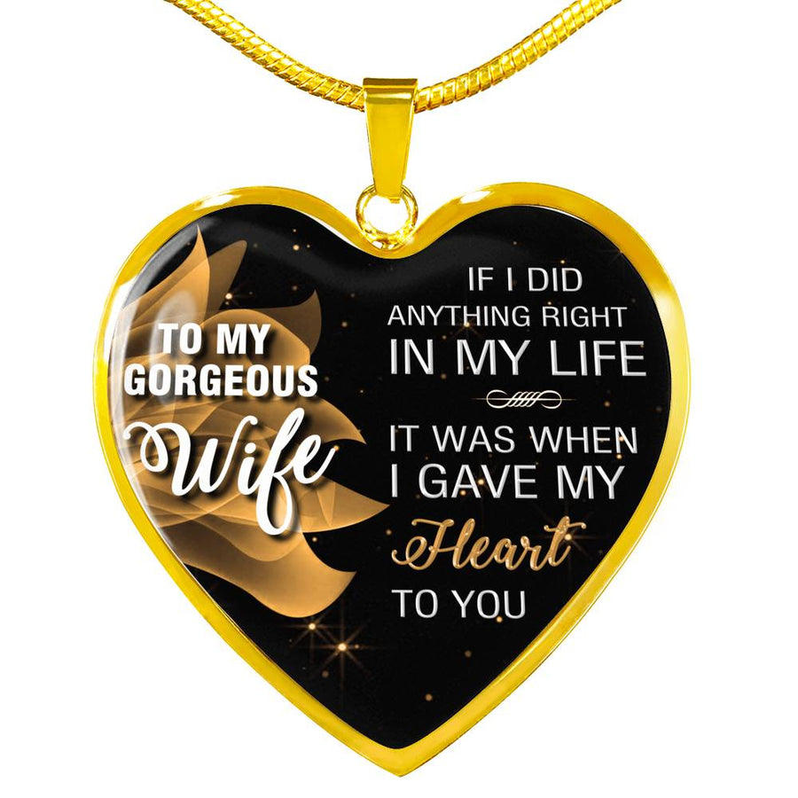 If I Did Anything Right In My Life - Luxury Necklace