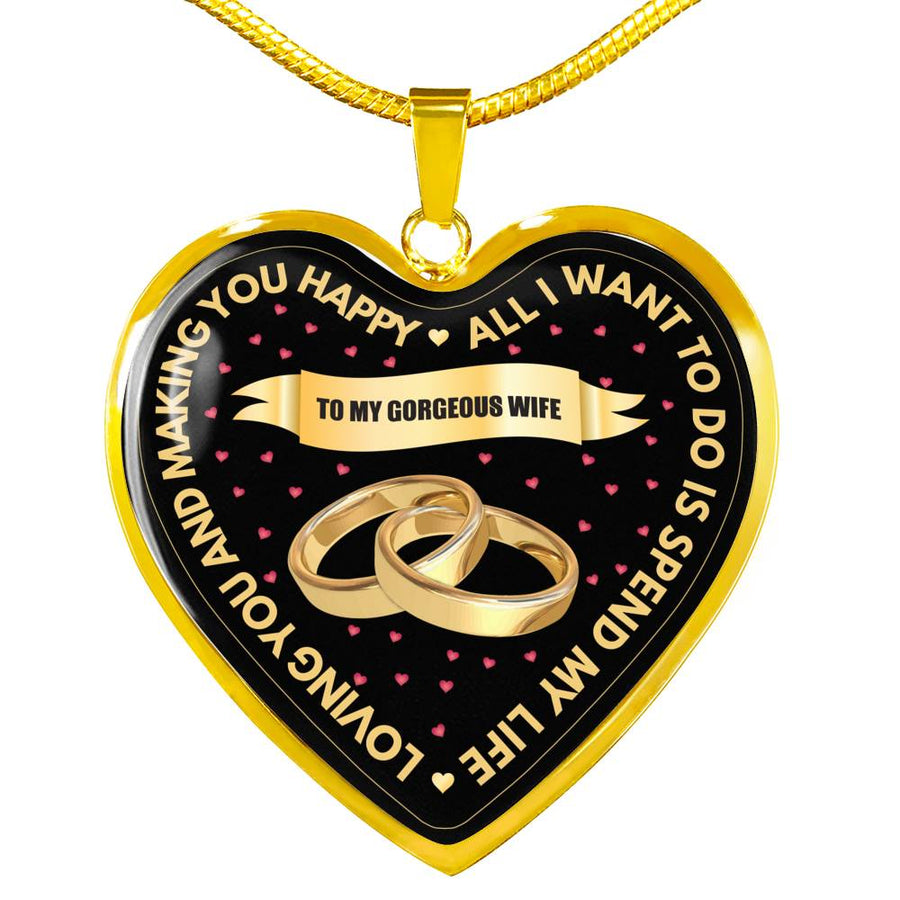 All I Want To Do Is Spend My Life Loving You - Luxury Necklace