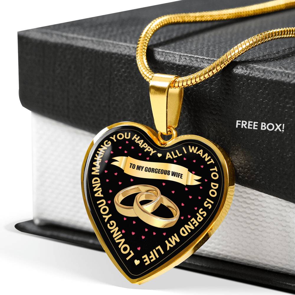 All I Want To Do Is Spend My Life Loving You - Luxury Necklace