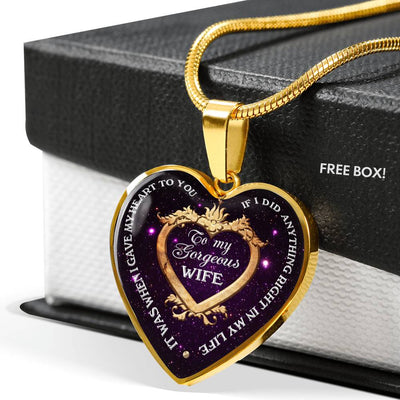 If I Did Anything Right In My Life - Luxury Necklace