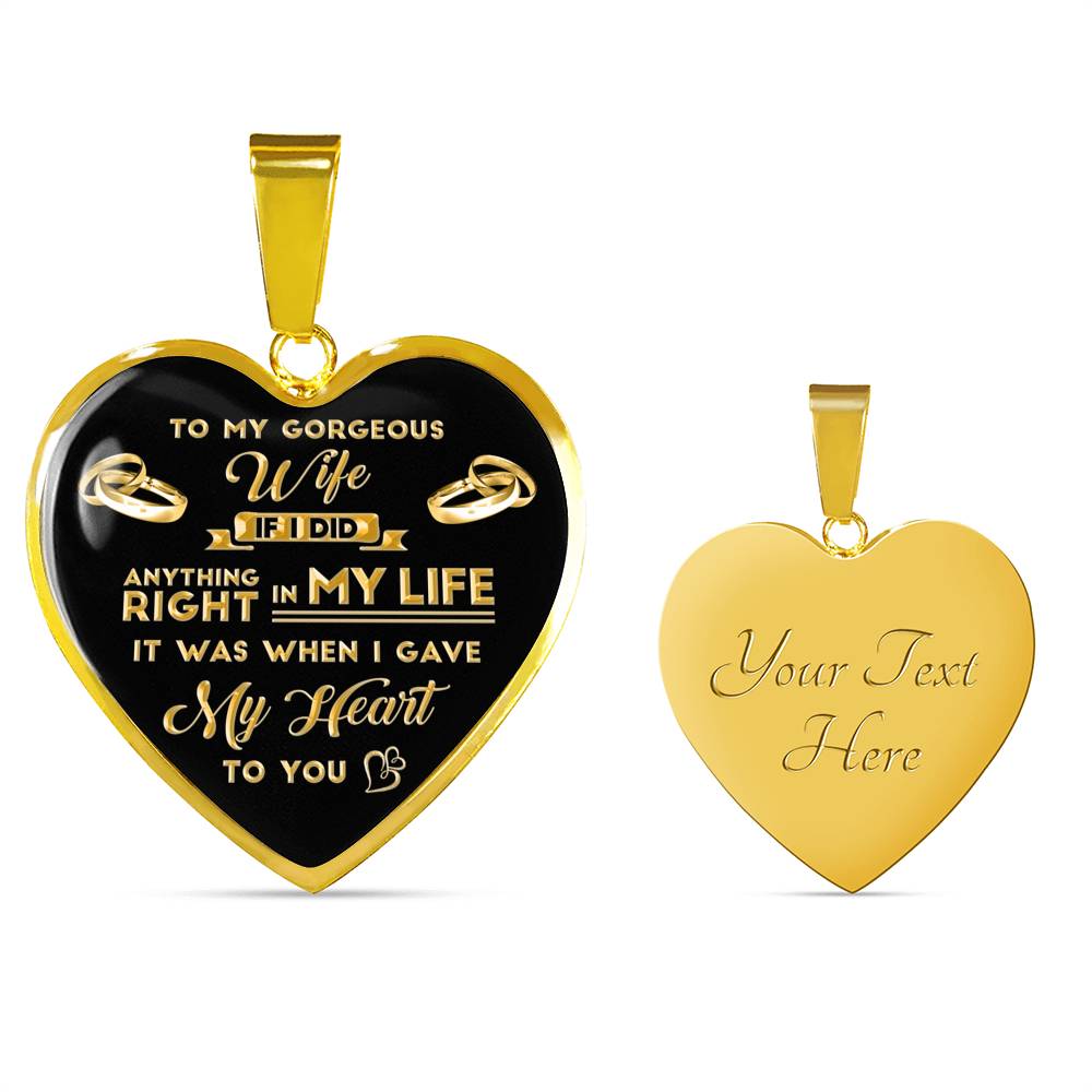 If I Did Anything Right In My Life - Luxury Necklace
