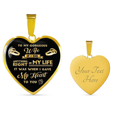 If I Did Anything Right In My Life - Luxury Necklace