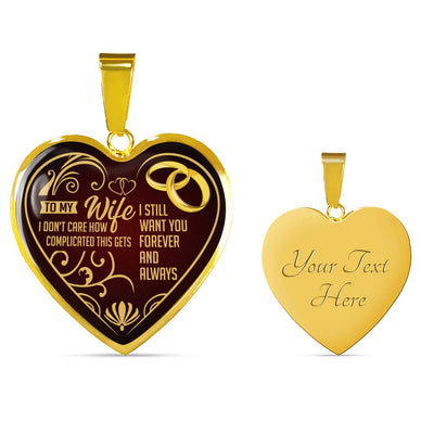 I Don't Care How Complicated This Gets - Luxury Necklace