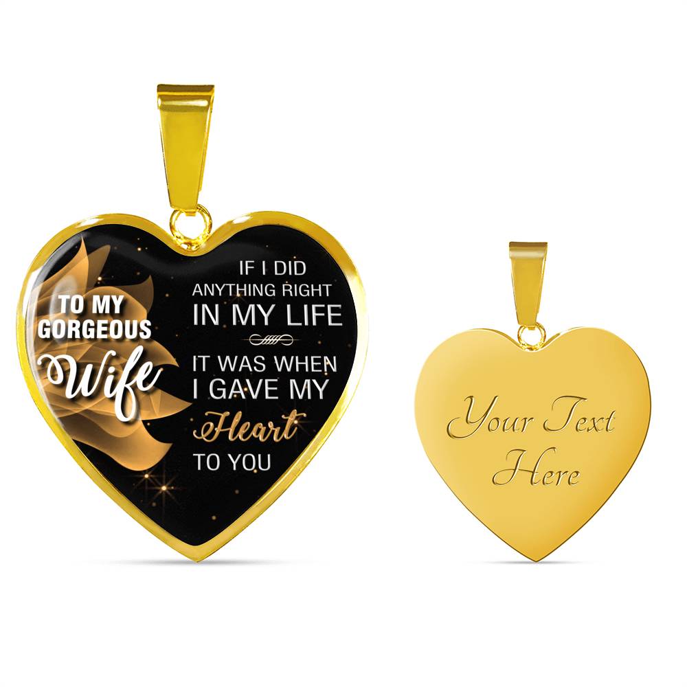 If I Did Anything Right In My Life - Luxury Necklace