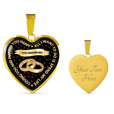 All I Want To Do Is Spend My Life Loving You - Luxury Necklace