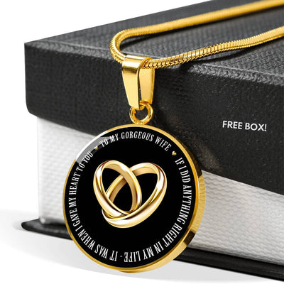 If I Did Anything Right In My Life - Luxury Necklace