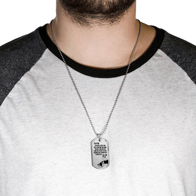 I’m So Blessed To Have A Son - Luxury Dog Tag