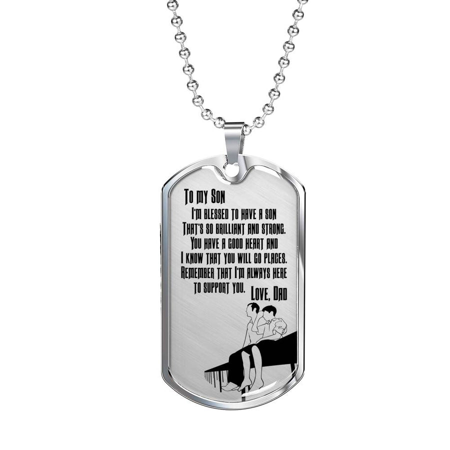 I’m So Blessed To Have A Son - Luxury Dog Tag