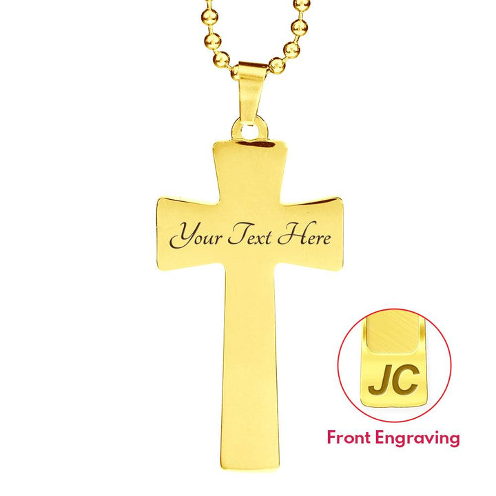 As God Loved His Only Begotten Son - Love Dad - Luxury Cross