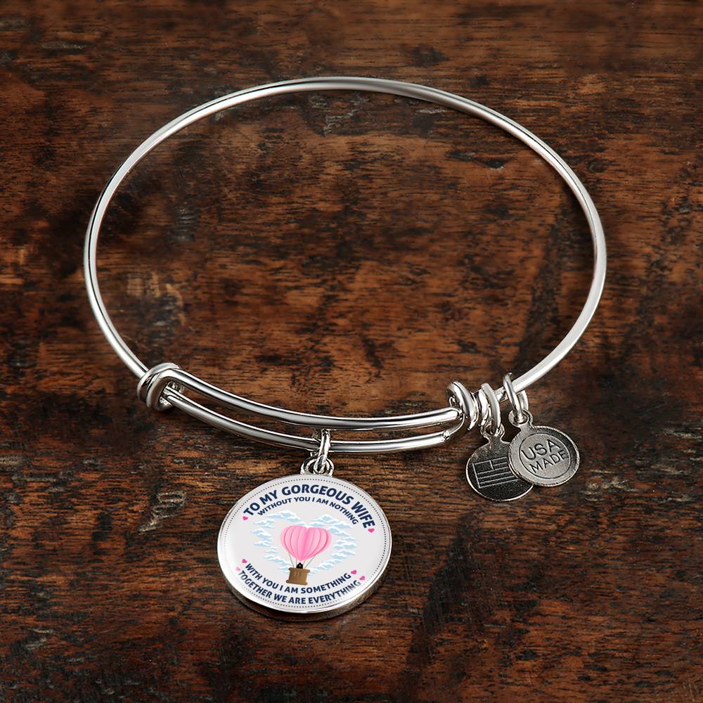 Without You I Am Nothing - Luxury Bangle Bracelet
