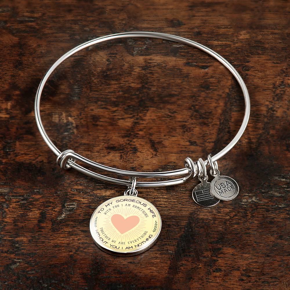 Without You I Am Nothing - Luxury Bangle Bracelet