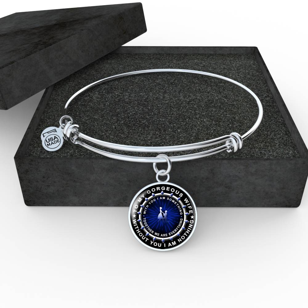 Without You I Am Nothing - Luxury Bangle Bracelet